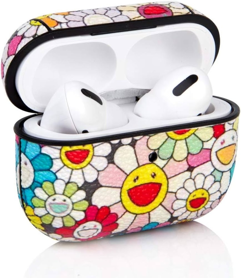 airpod pro case designer Bulan 3 Cute Airpods Pro Case,Leather Shockpro of AirPods Pro Cover  Carabiner,Wireless Headphone Designer Fashion Skin Protective Stylish Cases  Ring for Girls