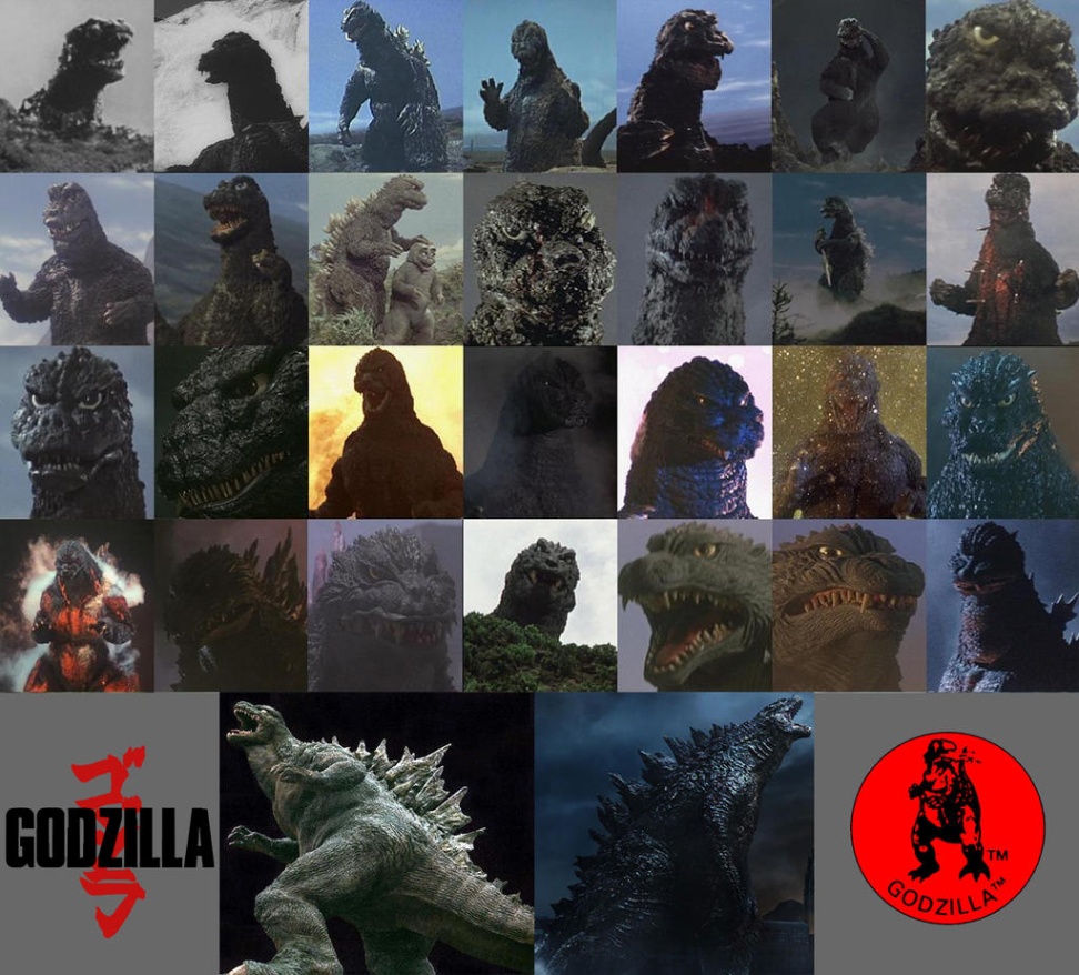 all godzilla designs Bulan 5 All  Godzilla designs by Awesomeness on DeviantArt