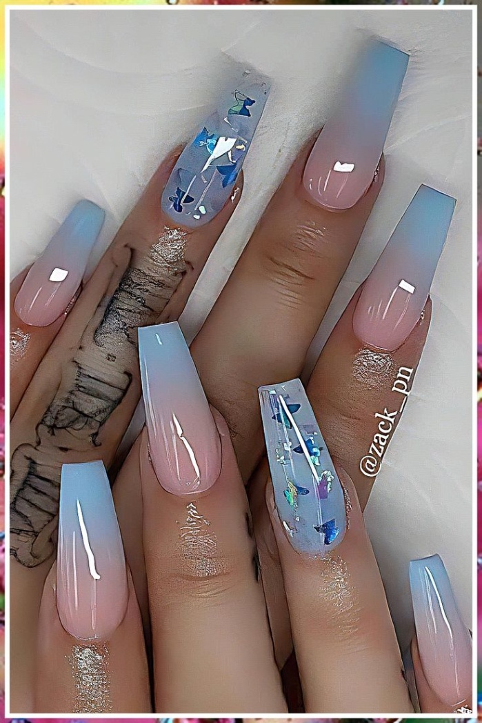 cute acrylic nail designs Niche Utama Home Beauty and Personal Care / Simple Halloween Nails  Nails, Blue