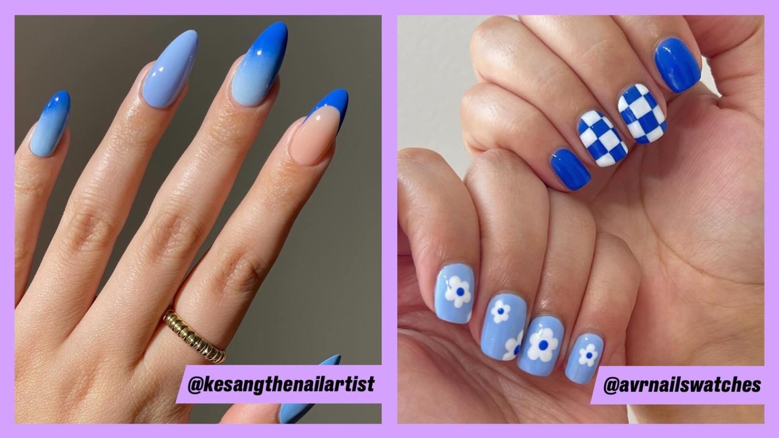 blue colour nail art designs Niche Utama Home edited.beautybay