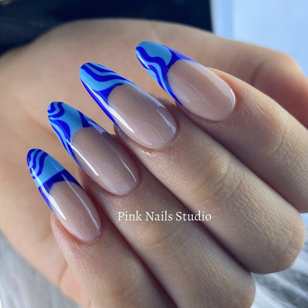 blue colour nail art designs Niche Utama Home files.myglamm
