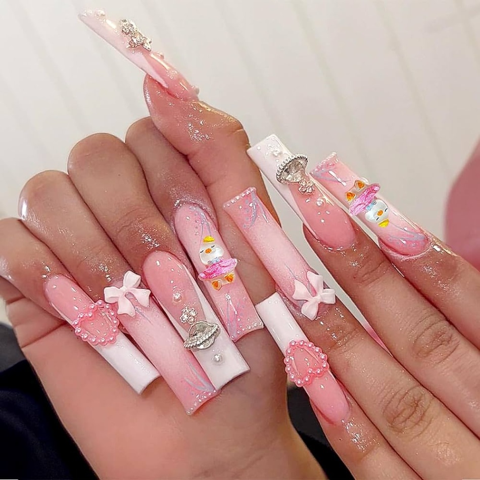 cute acrylic nail designs Niche Utama Home m.media-amazon.com/images/I/yB+ypJnYL
