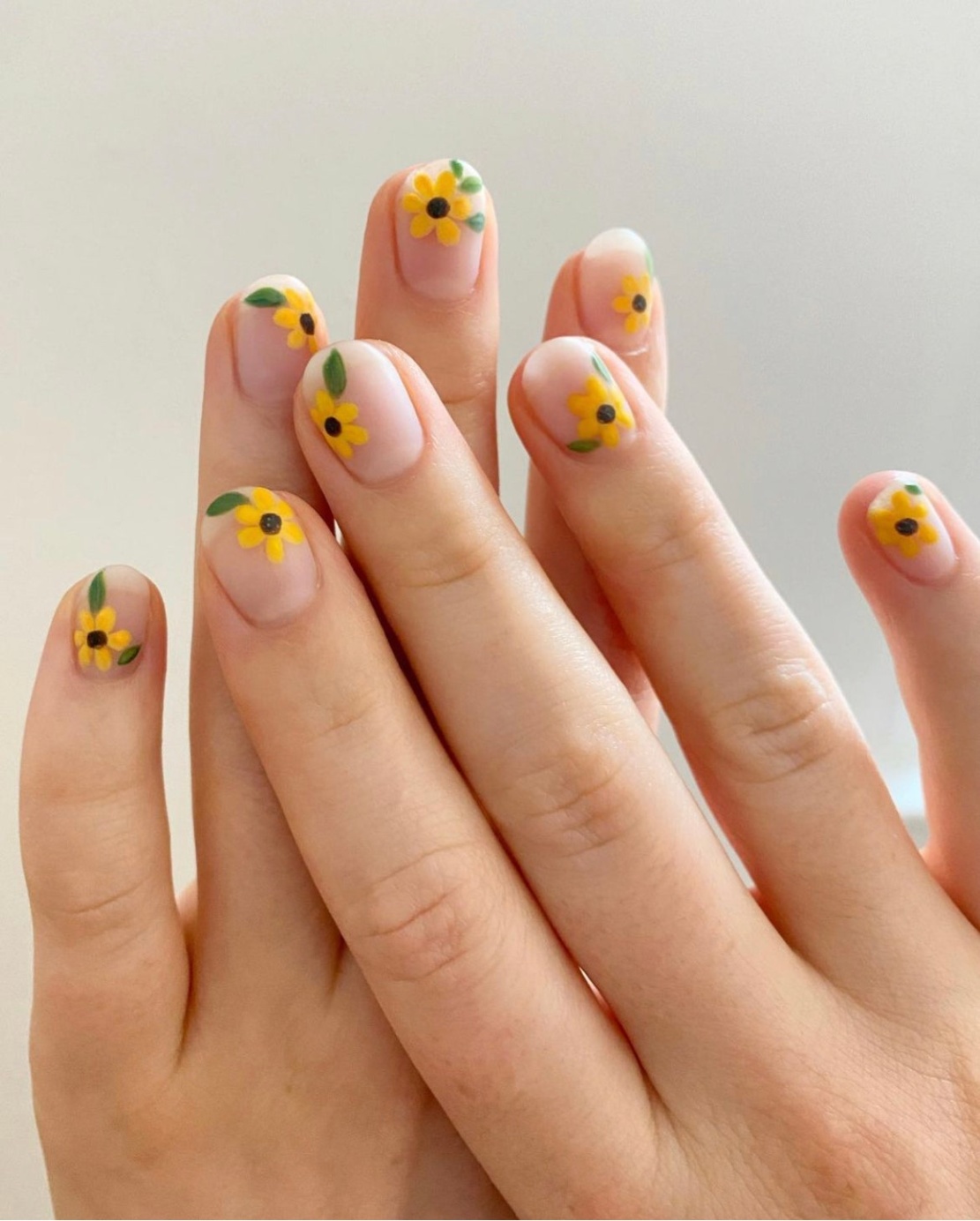 sunflower nail design Niche Utama Home media.allure