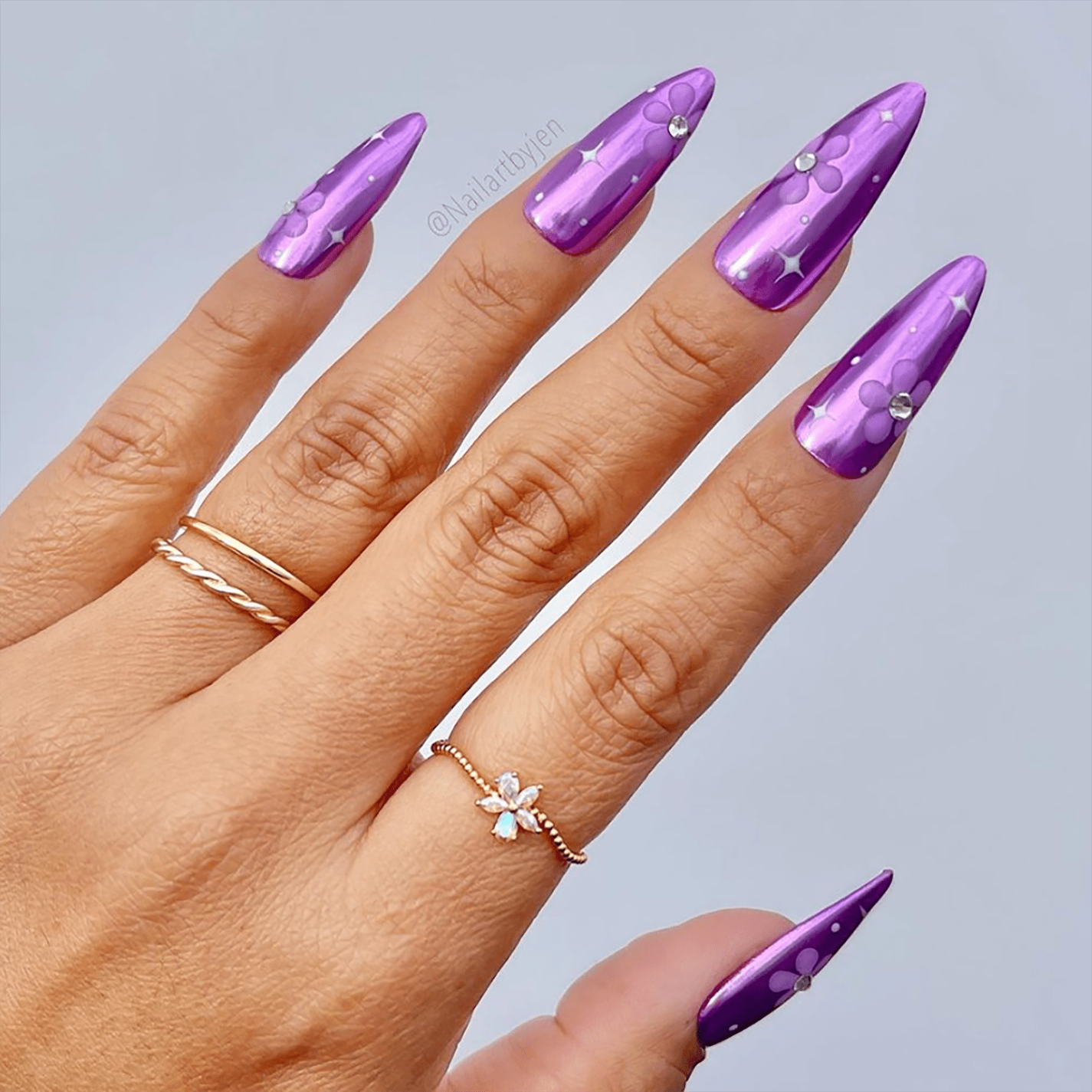 nail designs on purple Niche Utama Home  Purple Nail Ideas That Prove It