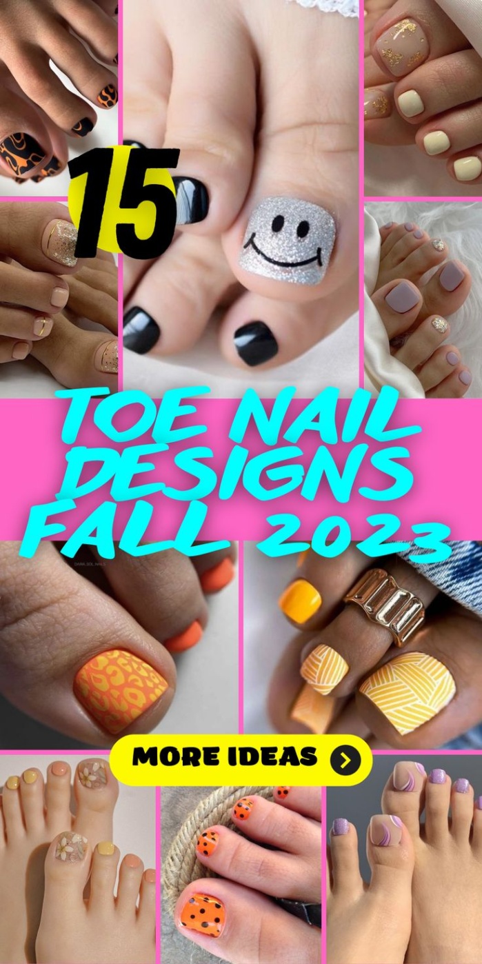 toe nail designs 2023 Niche Utama Home  Stylish Toe Nail Designs for Fall  - thepinkgoose