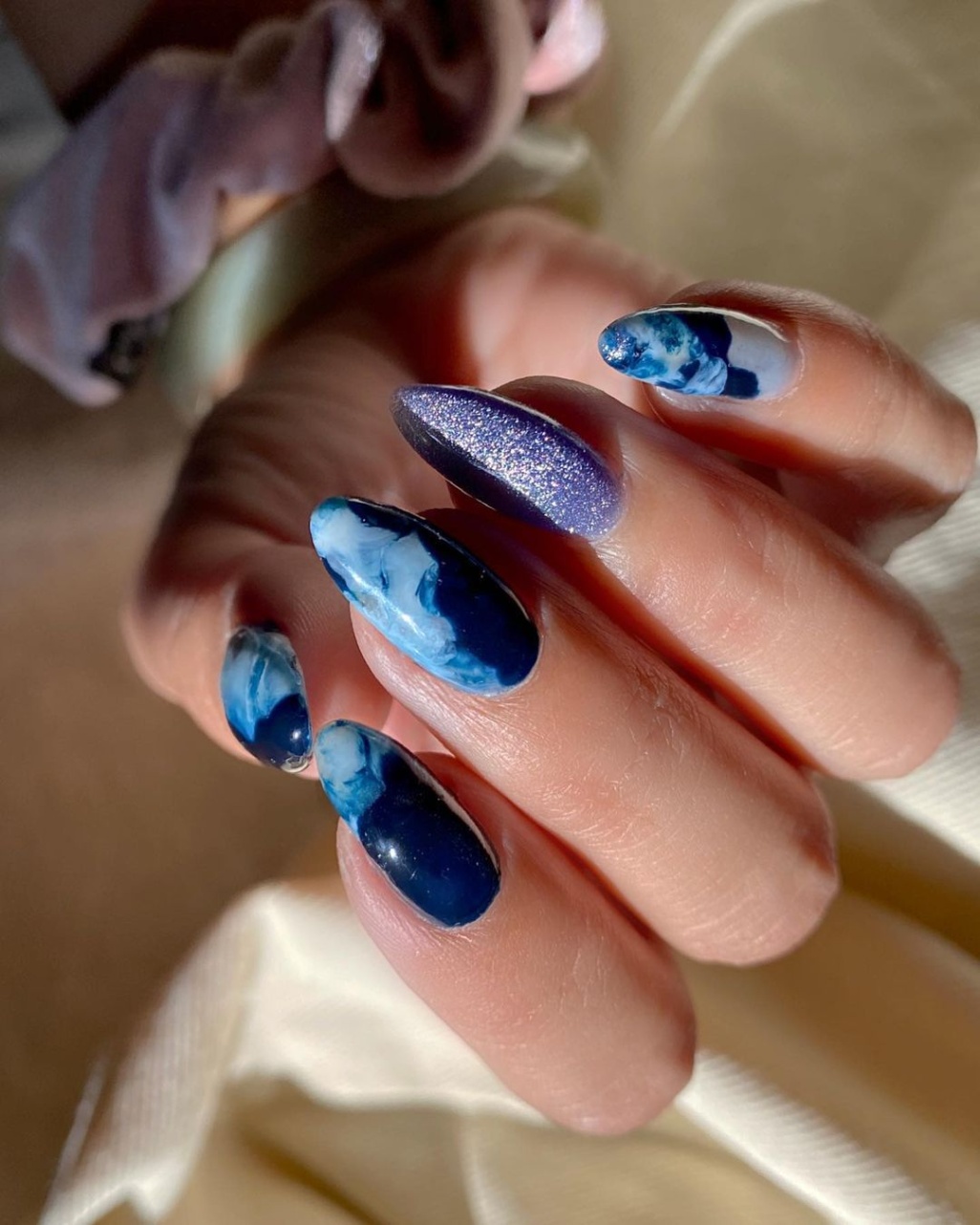 dark blue nail designs Niche Utama Home www.instyle
